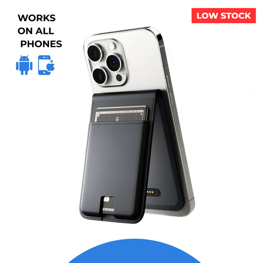 Magnetic Phone Wallet with Stand & Card Holder